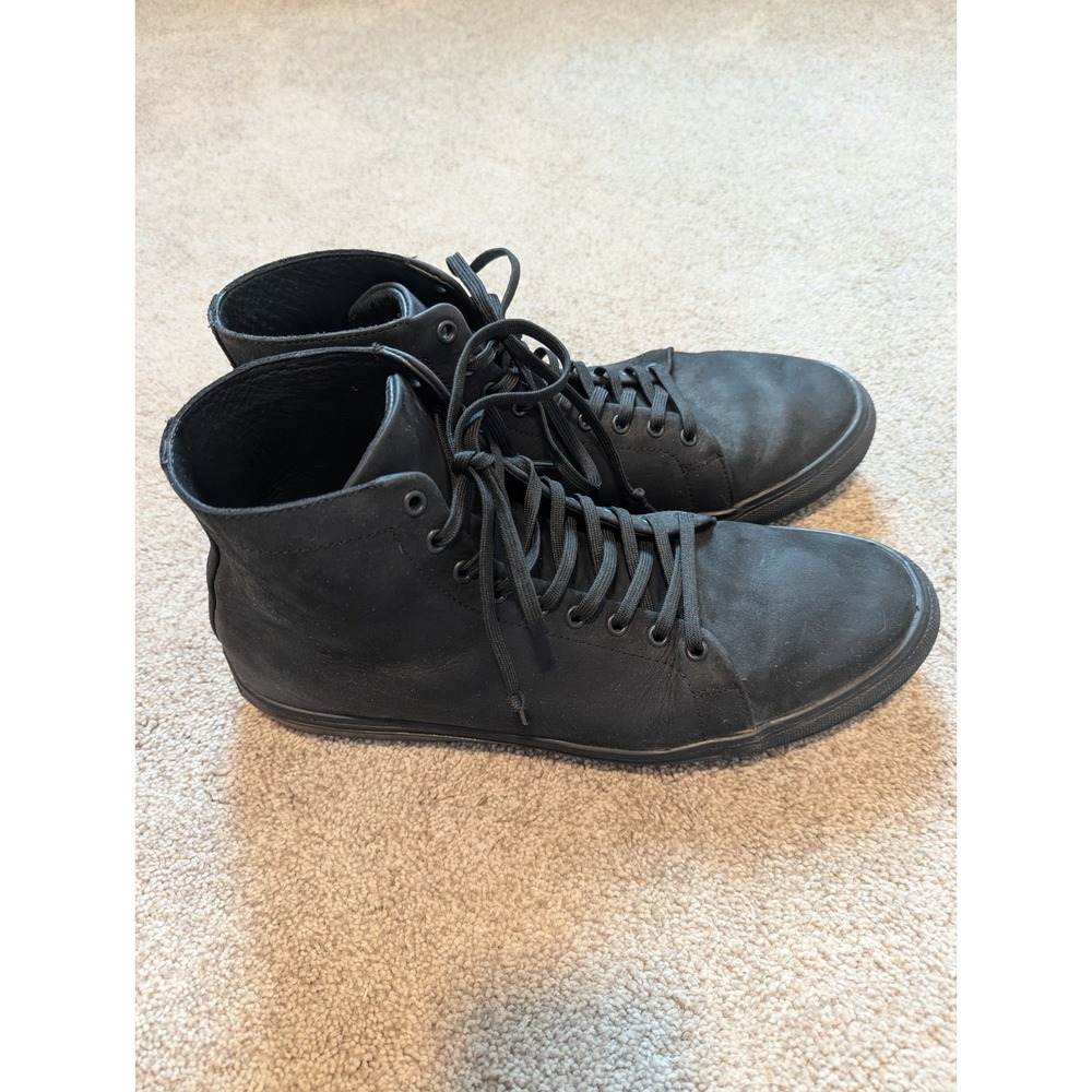 Thursday Boot Co Premier High Top Black Matte Sneakers Shoes Size 12 - Picture 2 of 10